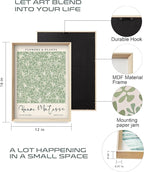 HesenDot Framed Matisse Sage Green Wall Art, William Morris Canvas Wall Decor - Image 4