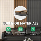 3 Pack Sample Set 3D Acoustic Slat Panels, 4.72" x 5.9" Sound Absorbing Wood - Image 5