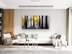 Cao Gen Decor Art S06362 Wall Art Canvas Painting Yellow Tree in Black and - Image 5
