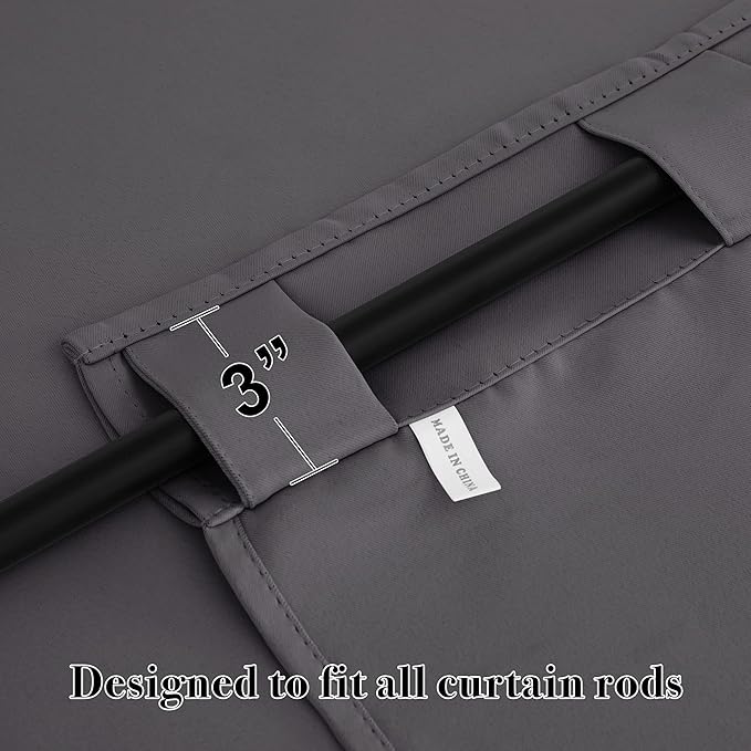 RYB HOME Bathroom Curtains Blackout - Image 2