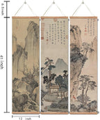 xinyuru Chinese Ancient Landscape Wall Art Poster, Tradition Canvas Printing - Image 2