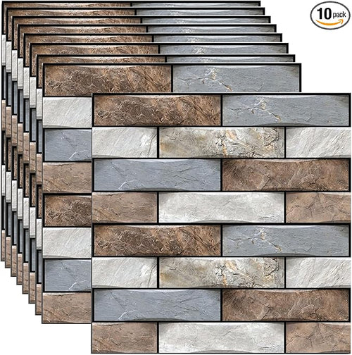 3D Wall Panels Peel and Stick, Faux Brick Wall Panel, Living Rooms, bedrooms by Stunningwallpanels
