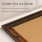 Cork Bulletin Board, Hanging Pin Board - Image 3