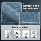 Abyssaly Blue Peel and Stick Wallpaper - Image 4
