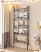 UMDONX Behind The Door Bathroom Shelf Narrow 5-Tier, Space-Saving Slim Storage - Image 6