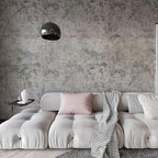 Extra Wide Large Size Grey Concrete Wallpaper Peel and Stick Industrial Cement by BAYYAPeelandStickWallpaper