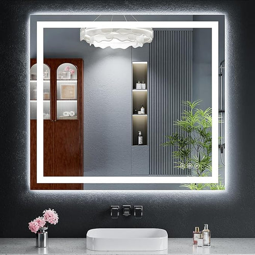 40"x36" LED Bathroom Mirror by MYSUNORIA