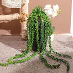 6pcs Artificial Succulents Hanging Plants, Fake Hanging Plant String of Pearls - Image 2
