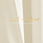 NICETOWN Thermal Insulated Velvet Curtains Ivory White 90 Inch Length, Heavy - Image 6
