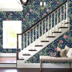 Floral Peel and Stick Wallpaper Bird and Floral Contact Paper 16.9inch x - Image 7