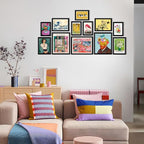 LANCHI95 12 Pcs Eclectic Wall Art Decor FRAMED, Eclectic Home Decor, Retro - Image 6