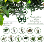 ODTORY Artificial Boxwood Hedges Panels: 20"x20" 8P UV-Anti Faux Greennery - Image 3