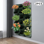 Vertical Wall Planter with 36 Pots, Hanging Garden Plant Flowerpot Holder - Image 7