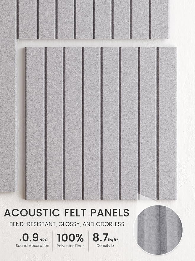 Bumusty Large Cork Board Alternative-48 x 36" Felt Bulletin Board Tiles - Image 3