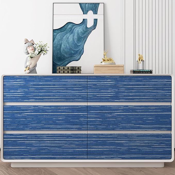 Livelynine 15.8x394 Navy Blue Peel and Stick Wallpaper Dark Indigo Textured - Image 5
