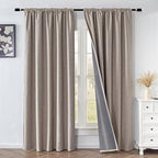 IGEMAEVE 100% Blackout Curtains 108 Inches Long - Image 2