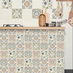 Wudnaye Bohemian Wallpaper Peel and Stick Faux Tile Contact Paper 17”×118” Tile - Image 6
