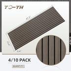 TO-TH Wood-Look Acoustic Wall Panels, 10 Pack 47.2” x 23.6” Acoustic Panels - Image 6