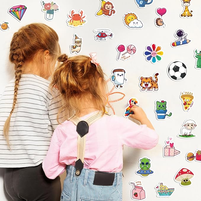 ALODNY 200 PCS Water Bottle Stickers for Kids Cute Sticker,Waterproof Vinyl Stickers for Water Bottles laptops,Kawaii Stickers for Kids Classroom Prize Boys Girls Teens