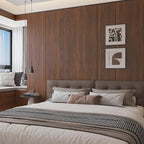 BOMENG Walnut Wood Contact Paper 16x79 inch Dark Brown Wood Wallpaper Peel and - Image 9