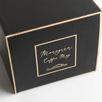 COLLECTIVE HOME - Monogram Ceramic Mugs, 15 oz Golden Initial Coffee Cups, Elegant Alphabet Tea Mugs, Elegant Personalized Mug with Gift Box, Luxurious Cups for Office and Home (l)