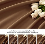 MIULEE Back Tab Blackout Curtains 96 Inch Long 2 Panels Set - Image 8