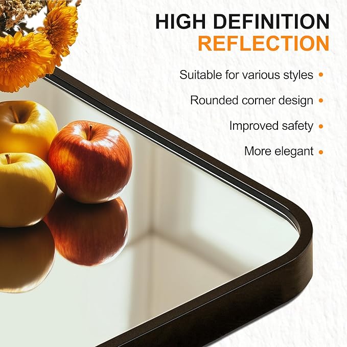 Delma Bathroom Vanity Mirror, High-Definition Bathroom Mirror, Versatile - Image 5