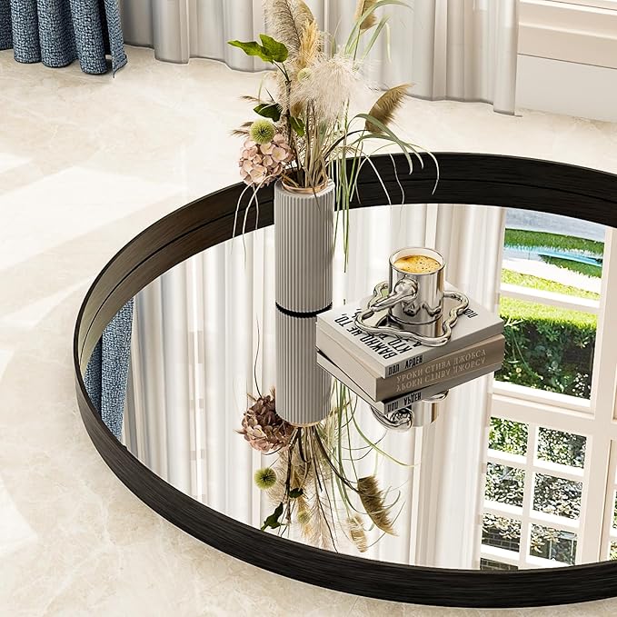 24 Inch Round Bathroom Mirror - Image 4