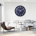 HZDHCLH Wall Clocks Battery Operated, Wall Clock Navy Blue, 12 inch Wall Clock - Image 7