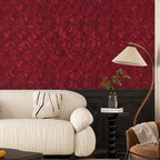 Wallercity Deep Red Velvet Peel and Stick Wallpaper Flocking Fabric Contact - Image 7