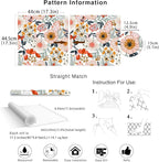 HAOKHOME Boho Peel and Stick Wallpaper Floral Wall Paper Removable - Image 7