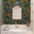 BOKEBEVE Boho Wallpaper Peel and Stick Floral Contact Paper Leaves Wall Paper - Image 4