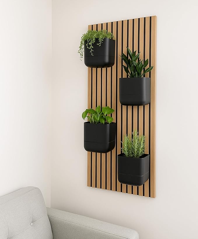 Phoenix Vine 6.5 Inch Wall Mounted Self-Watering Planter Pot - Image 7