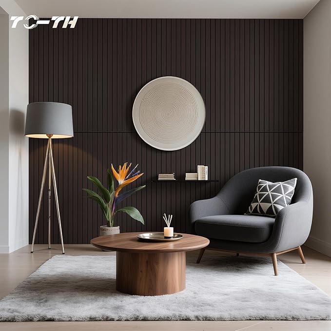 TO-TH Wood-Look Sound Panels, 4 Pack 47.2” x 23.6” Soundproof Wall Panels - Image 5
