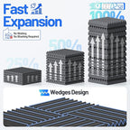 9 Pack Sound Proof Foam Panels for Walls 2”x12”x12” Self-Adhesive Acoustic Wall - Image 4