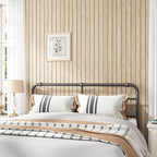 VEELIKE Large Roll Wood Wall Panels 30''x118'' White Oak Wood Slat Peel and - Image 3
