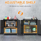 34" Metal Garage Storage Cabinet - Image 5