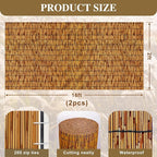Reed Fencing Rolls, Patio Privacy Screen, Decorative Bamboo Fence Rolls - Image 2