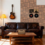 Mollywell Acoustic Panels, PVC Wood-Grain Decor, 12x12 Inch Carved Pattern - Image 8