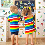 RINOLY 100 PCS Dinosaur Stickers for Kids,Water Bottle Sticker for Teens,Waterproof Vinyl Dinosaur Stickers for Water Bottles,Laptop,Boys Party Favors Supplies