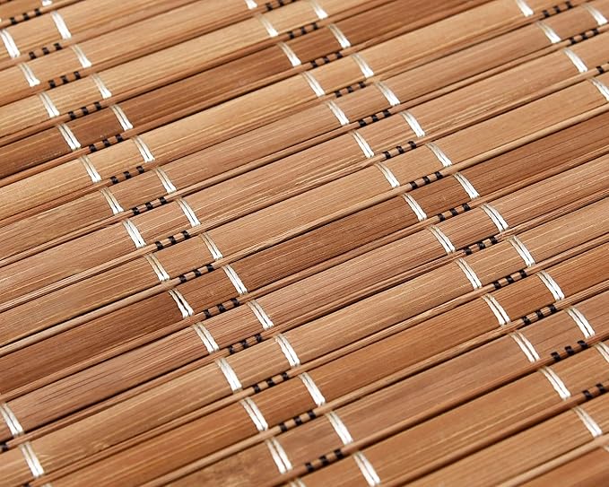 LazBlinds Cordless Bamboo Roman Shades, Light Filtering Window Treatment - Image 4