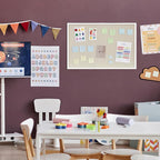 DAHAPYBOO Cork Board with Linen White 2Pack, Bulletin Board 36"x24" Hanging - Image 6