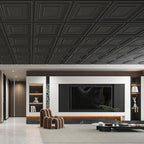 Art3d Drop Ceiling Tiles 24x24 Inch – Glue Up PVC Ceiling Tiles 2x2 Ft. - Image 2