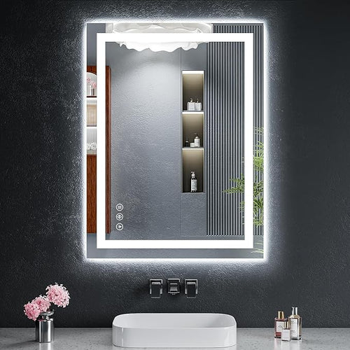 24"x32" LED Bathroom Mirror by MYSUNORIA