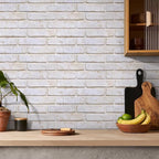 Commomy 3D Peel and Stick Brick, Ultralight Thin PVC Faux Brick Wall Panels - Image 3