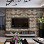 20-Pack 104 Sq.Ft 3D Wall Panels Peel and Stick 3D Faux Brick Wallpaper Peel - Image 2