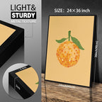 Retro Funky Orange Canvas Wall Art Fashion Disco Ball Aesthetic Posters 24X36 - Image 2