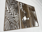 Tropical Leaves Wood Wall Art for Living Room, Botanical Wall Art Wood Panel - Image 7