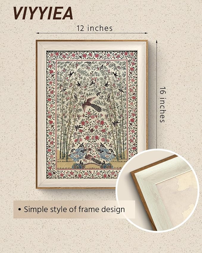 VIYYIEA Vintage Framed Wall Art - Image 2
