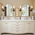 Vanity Bathroom Mirror for Wall, 2 Pack 30"x20" Arched Bathroom Mirror for Over - Image 7